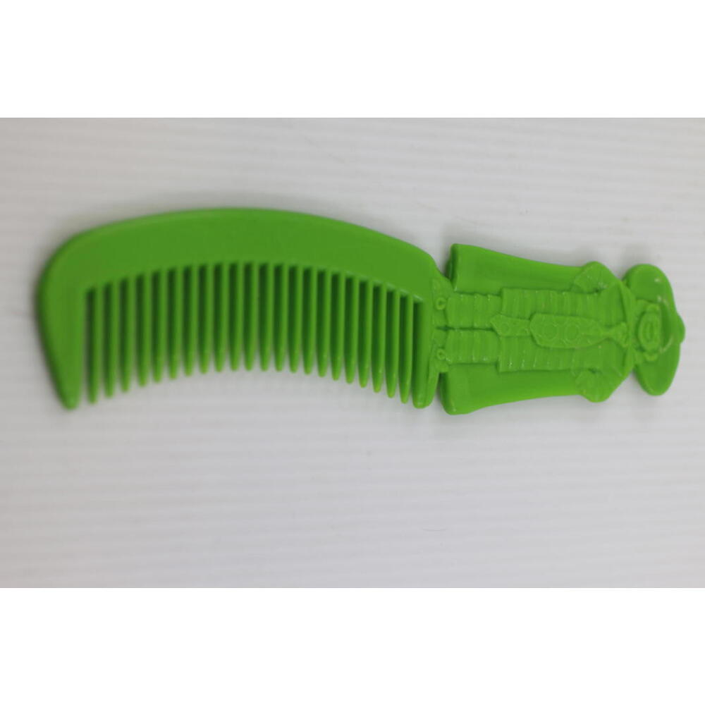 VTG 1981 McDonald’s HAMBURGLAR Bright Green Detangler Comb, 6” Long